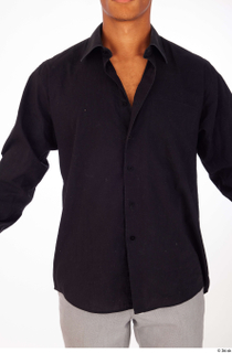 Nabil black long-sleeve shirt casual dressed upper body 0001.jpg